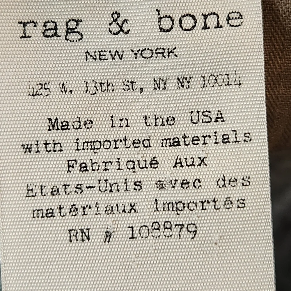 Rag & Bone Men's Standard Issue Fit 2 Slim Leg Distrsd‎ Grey 100% Cotton Size 30